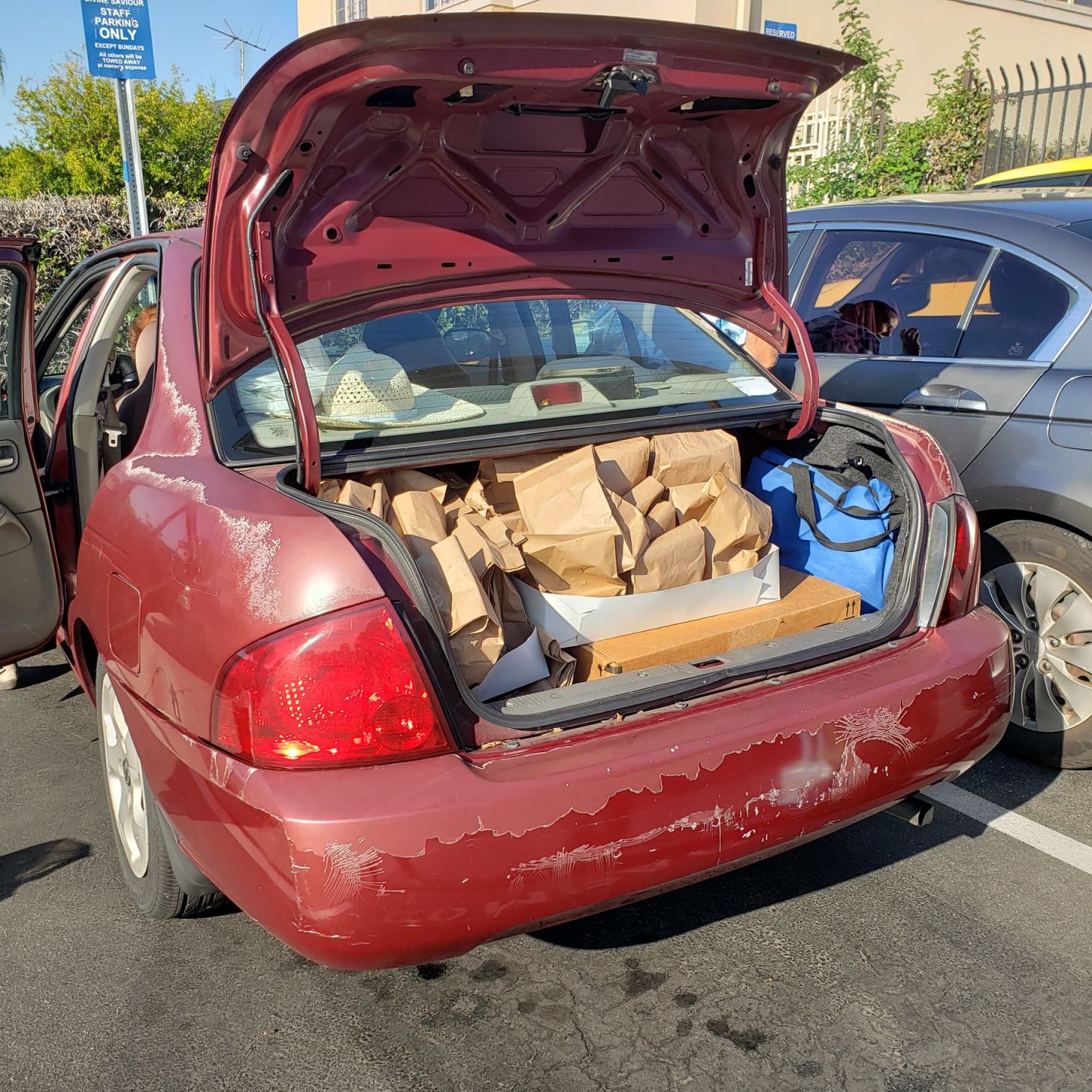 Bags with donated pastries from Porto's bakery (Amairani Hernandez_UT).jpg